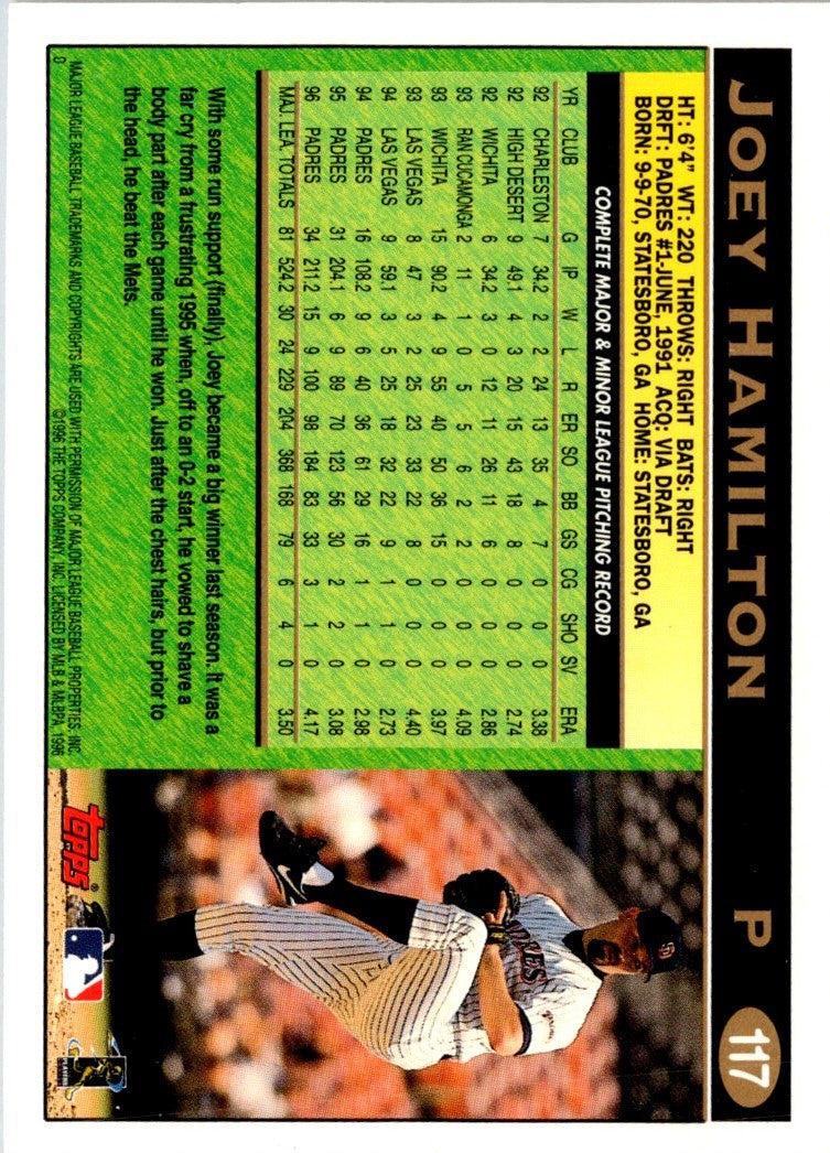 1997 Topps Joey Hamilton