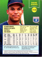 1994 Post Canada's Champion Series David Justice #17