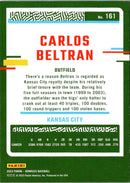 2023 Donruss Holo Blue Carlos Beltran