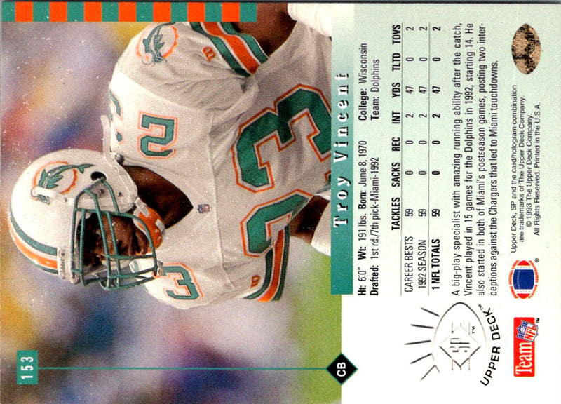 1993 SP Troy Vincent