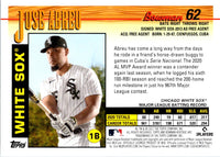 2021 Bowman Heritage Jose Abreu #62