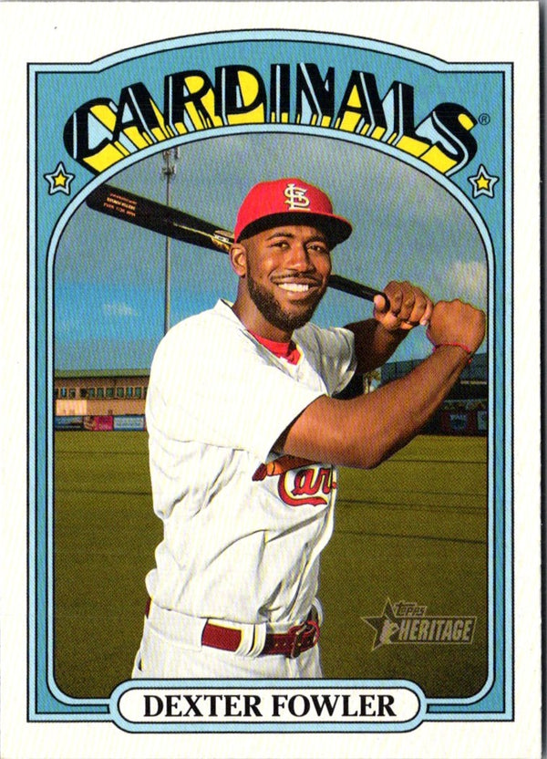 2021 Topps Heritage Dexter Fowler #161