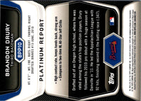 2012 Bowman Platinum Prospects Brandon Drury #BPP10