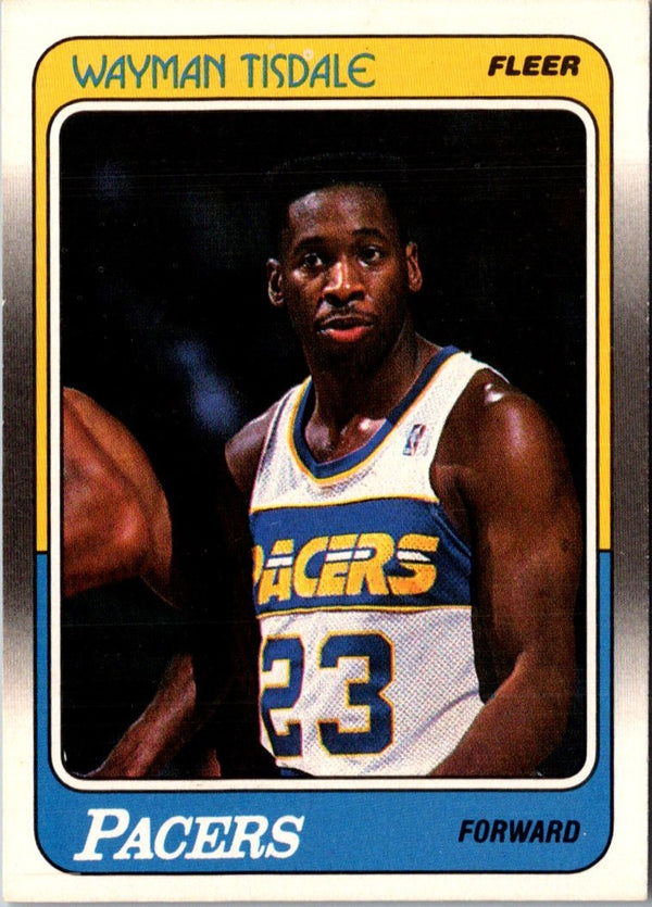 1988 Fleer Wayman Tisdale #60