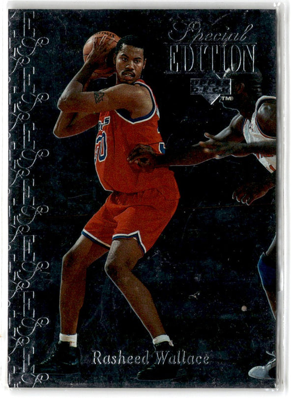 1995 Upper Deck Special Edition Rasheed Wallace #SE179