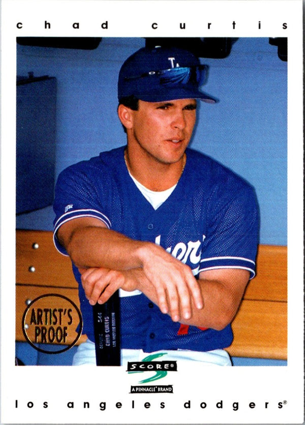 1997 Score Artist's Proofs White Border Chad Curtis #239