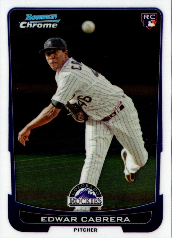 2012 Bowman Draft Picks & Prospects Chrome Edwar Cabrera #27