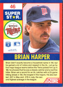1991 Score 100 Superstars Brian Harper