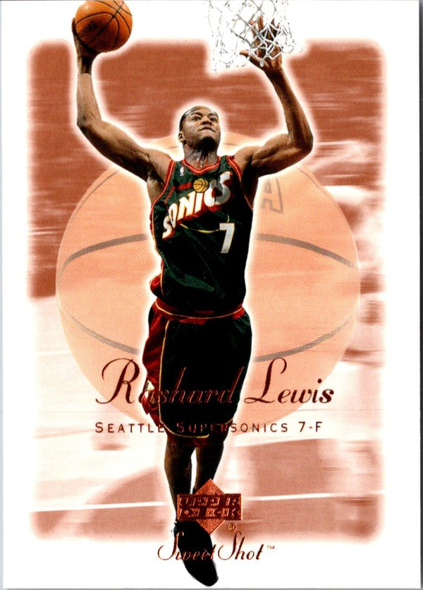 2001 Upper Deck Sweet Shot Rashard Lewis #80