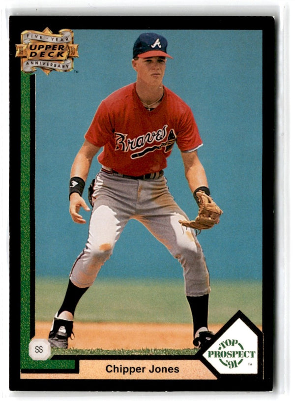 1993 Upper Deck 5th Anniversary Chipper Jones #A11