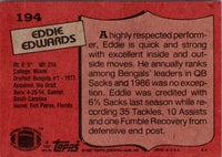 1987 Topps Eddie Edwards #194
