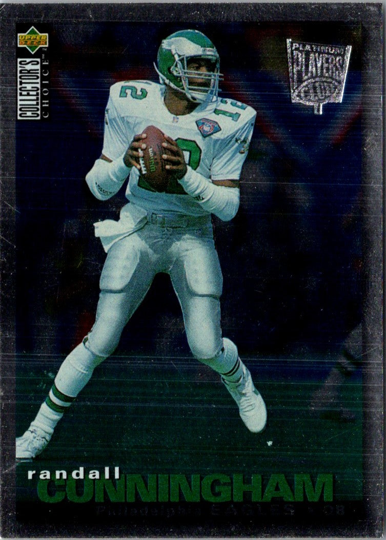 1995 Collector's Choice Player's Club Platinum Randall Cunningham