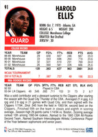 1994 Hoops Harold Ellis #91