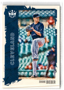 2021 Panini Diamond Kings Blue Shane Bieber