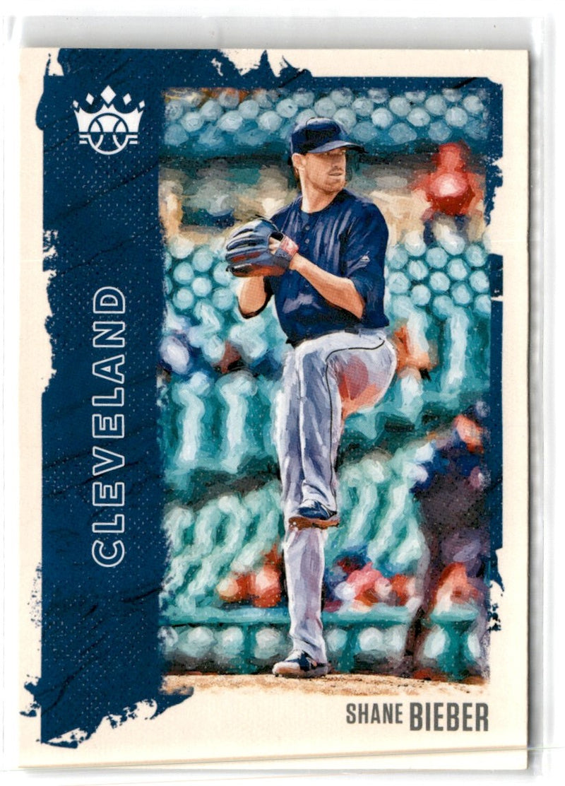 2021 Panini Diamond Kings Blue Shane Bieber