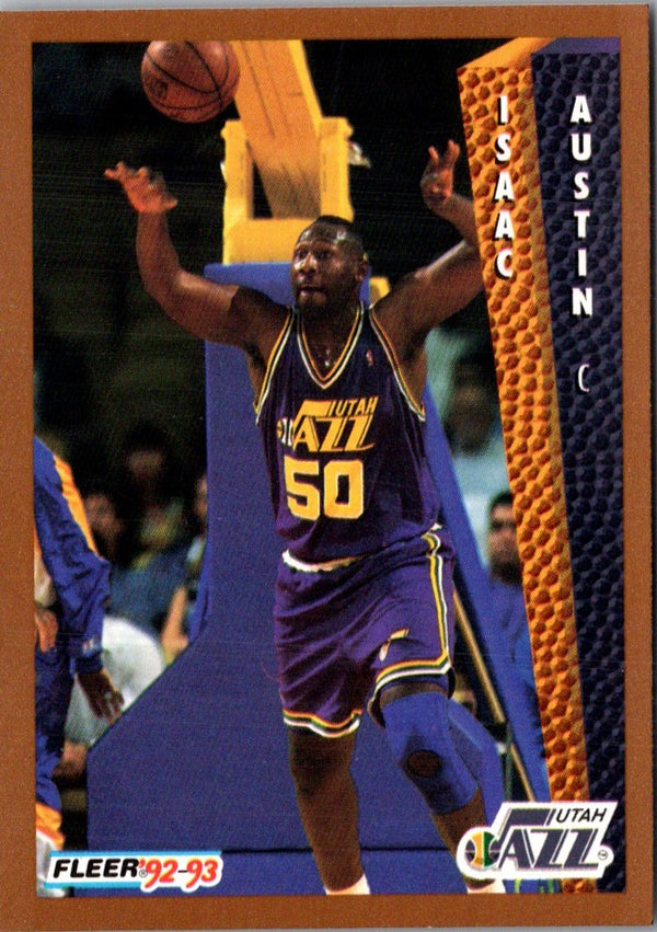1992 Fleer Isaac Austin #432 Rookie