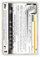 2020 Bowman Andres MuÃ±oz #90 Rookie