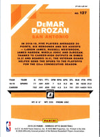 2019 Donruss Optic Blue Velocity DeMar DeRozan #127