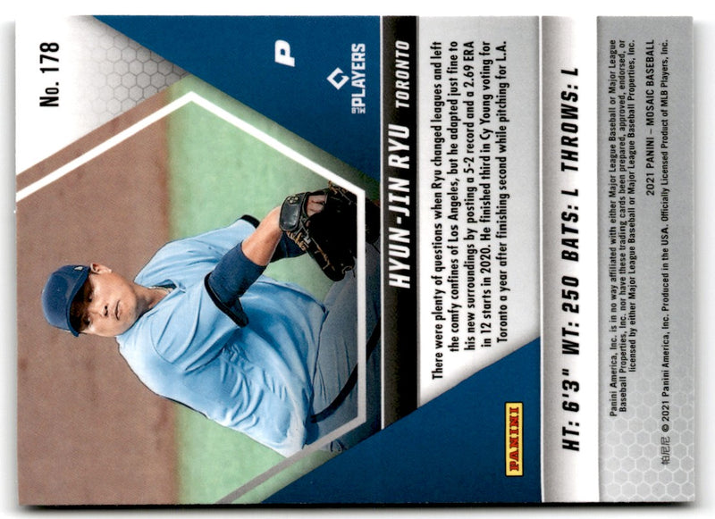 2021 Panini Mosaic Hyun-Jin Ryu