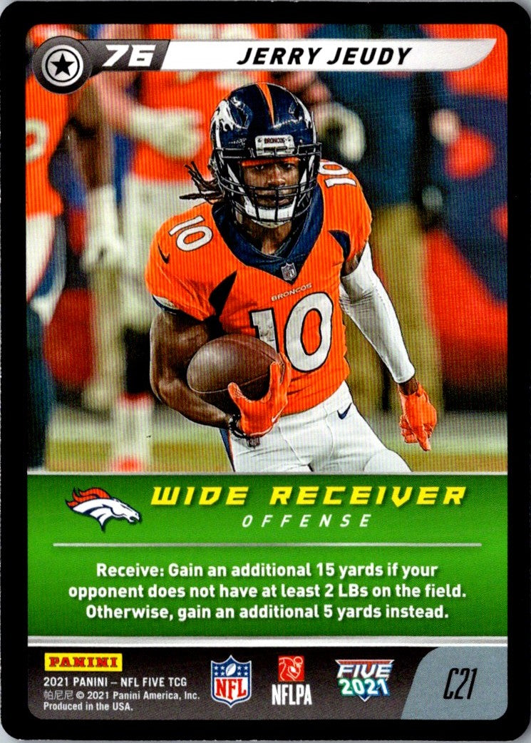 2021 Panini Absolute Red Jerry Jeudy