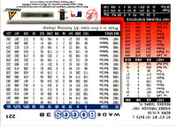 1998 Score Wade Boggs #221
