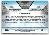 2020 Bowman Draft Franchise Futures Carmen Mlodzinski/Nick Gonzales #FF-NC