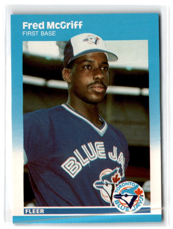 1987 Fleer Update Fred McGriff #U-75