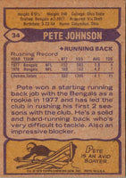 1979 Topps Pete Johnson #34