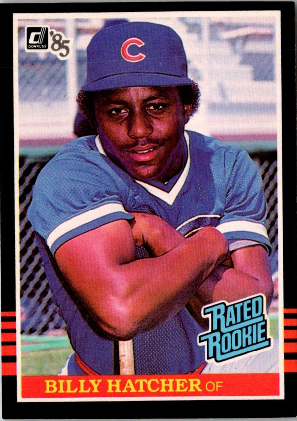 1985 Donruss Billy Hatcher #41 Rookie