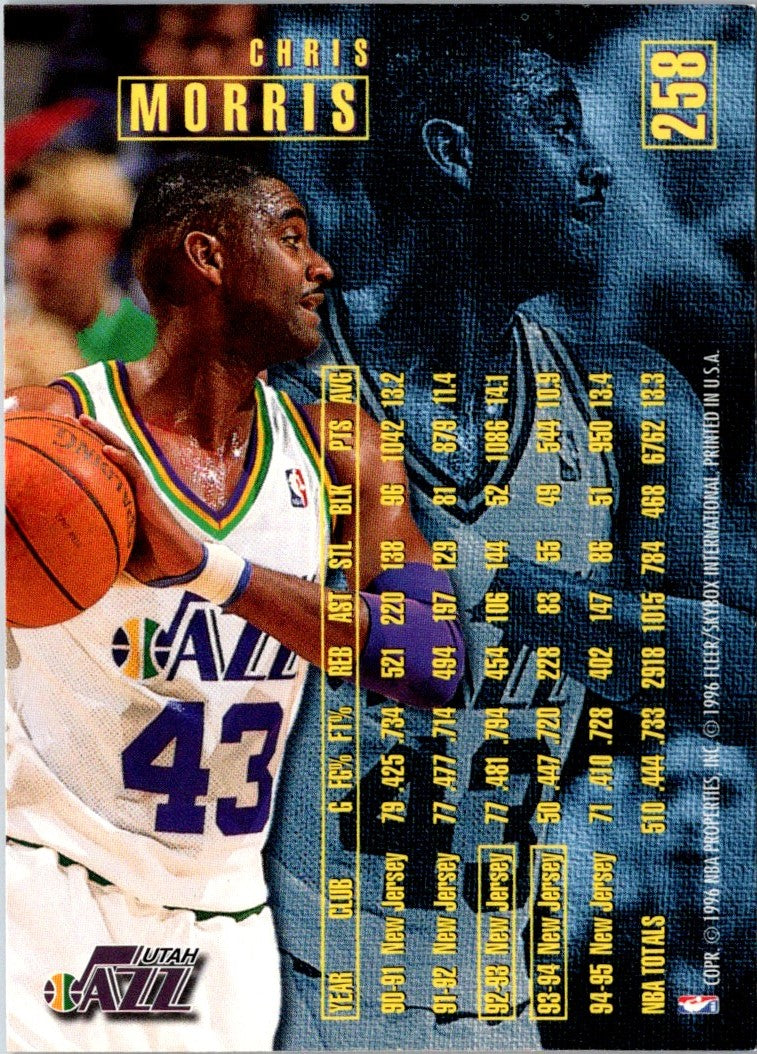 1995 Fleer Chris Morris