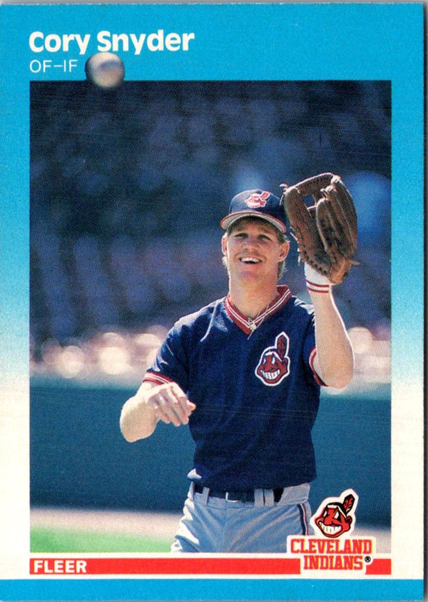 1987 Fleer Cory Snyder #260