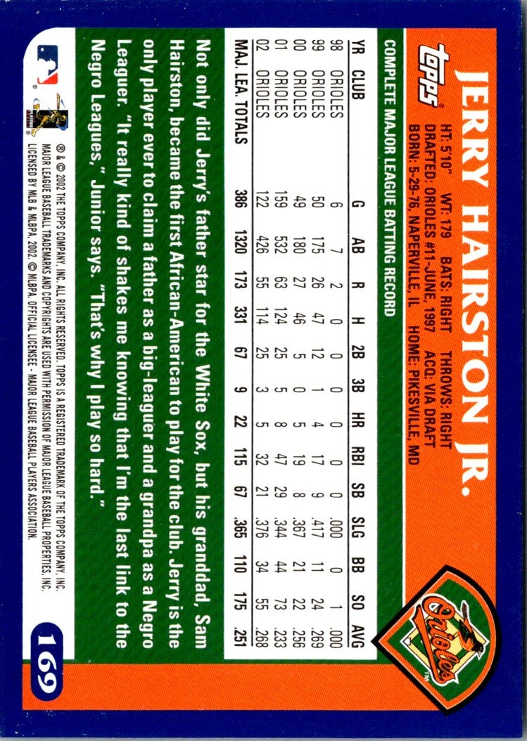 2003 Topps Jerry Hairston Jr.