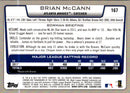 2012 Bowman Chrome Brian McCann