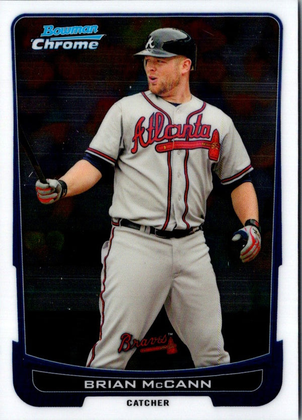 2012 Bowman Chrome Brian McCann #167