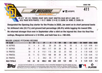 2021 Topps Blue Joe Musgrove #411