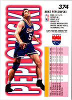 1993 Fleer Mike Peplowski #374 Rookie