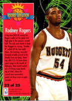 1994 Fleer Rookie Sensations Rodney Rogers #22
