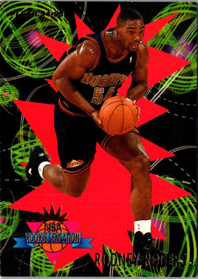 1994 Fleer Rookie Sensations Rodney Rogers #22