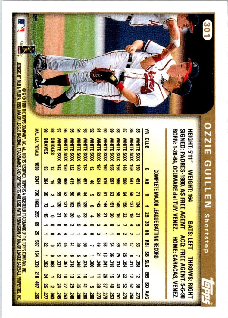 1999 Topps Ozzie Guillen