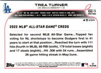 2022 Topps Chrome Update 2022 All-Star Game Trea Turner #ASGC-14