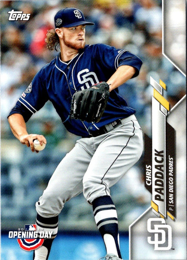 2020 Topps Opening Day Chris Paddack #196