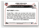 2022 Topps Update Jose Miranda