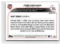 2022 Topps Update Jose Miranda #US5