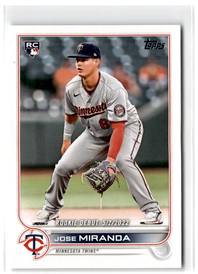 2022 Topps Update Jose Miranda