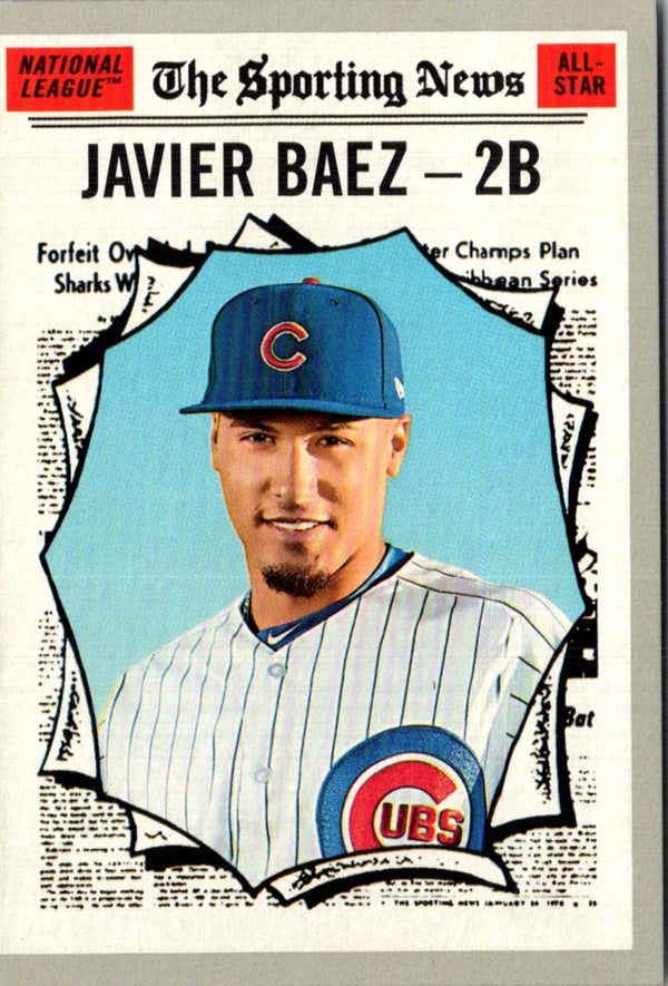 2019 Topps Heritage Javier Baez #363