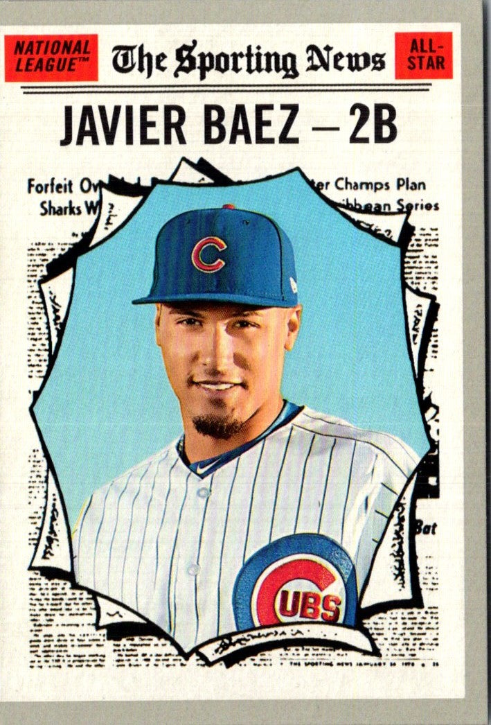 2019 Topps Heritage Javier Baez