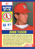 1991 Score 100 Superstars John Tudor #47