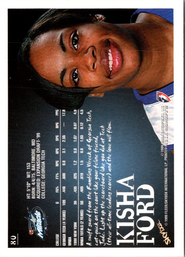 1999 Hoops WNBA Kisha Ford