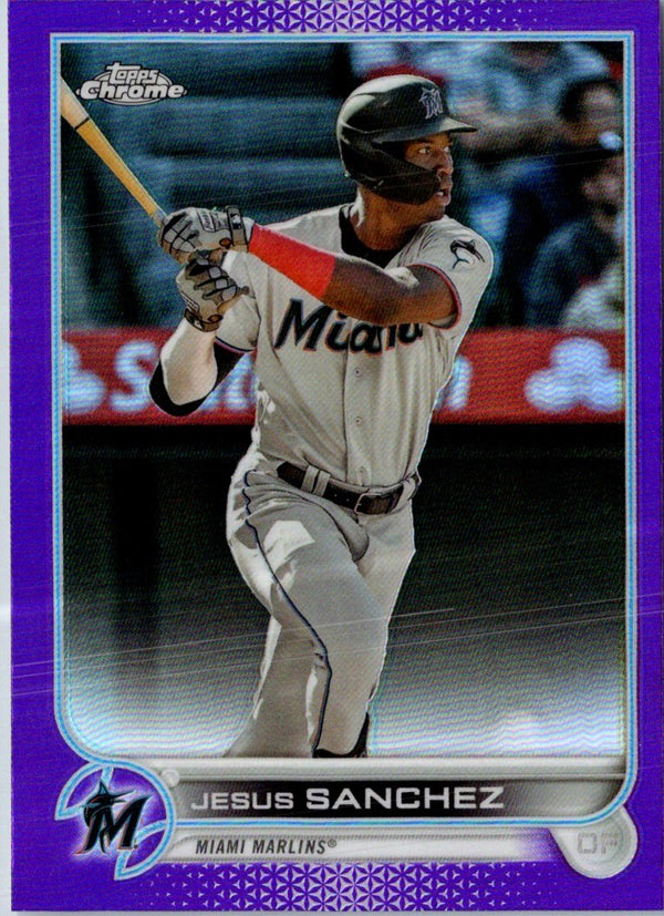 2022 Topps Chrome Update Purple Refractor Jesus Sanchez #USC49