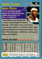2001 Topps Jerome Williams #86